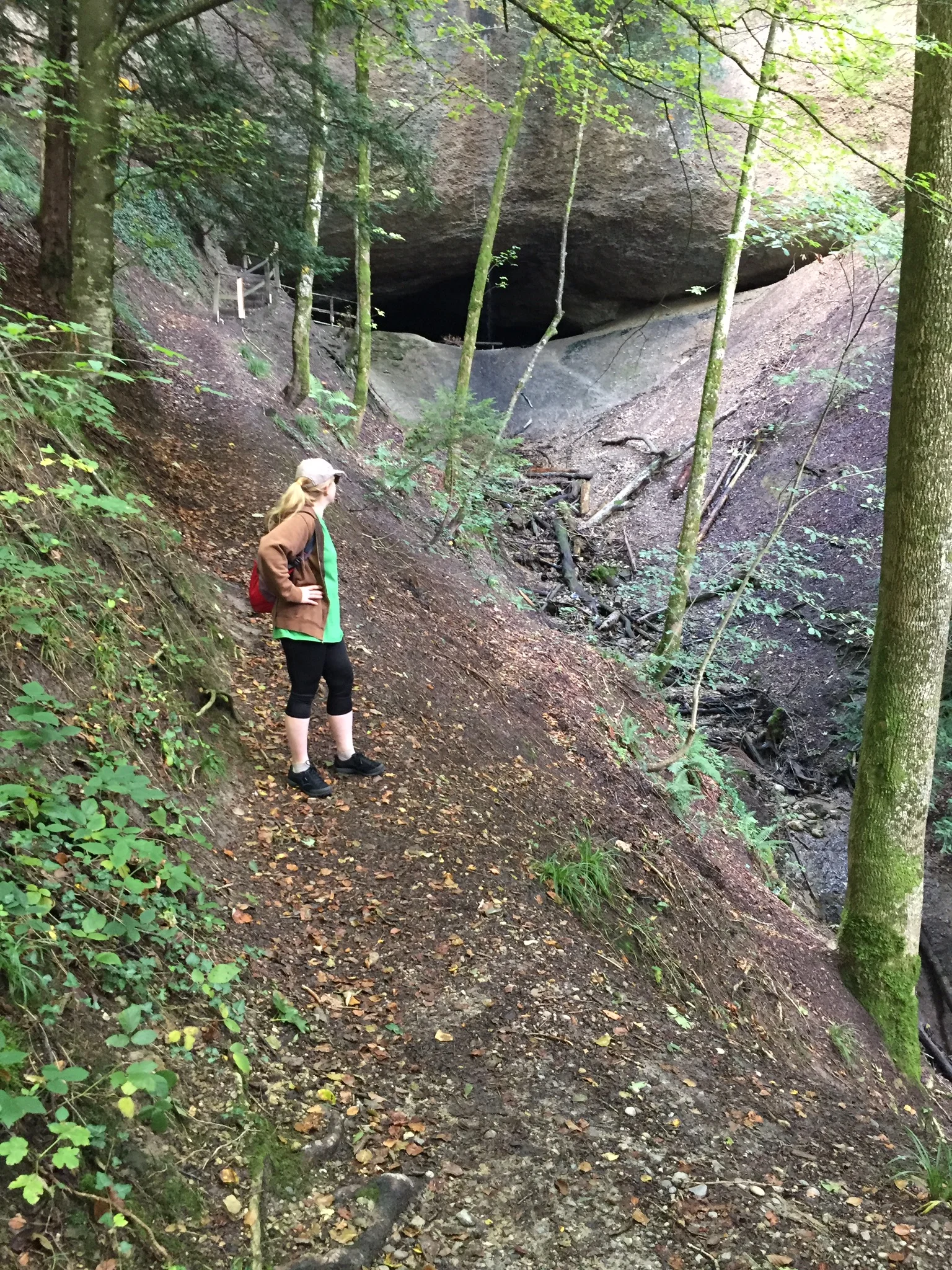 If it weren't so tragic, I could humorously call this photo, "The Manz Cave." 