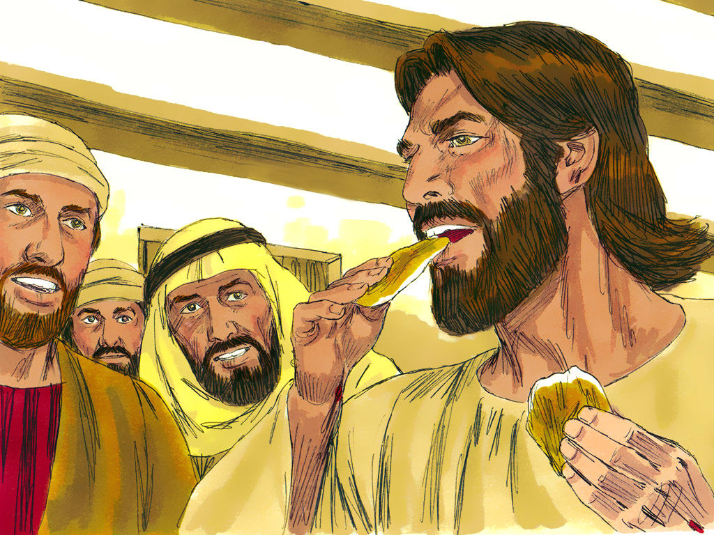 I can't tell you how much I love imagining Jesus saying, "That's good bass!"