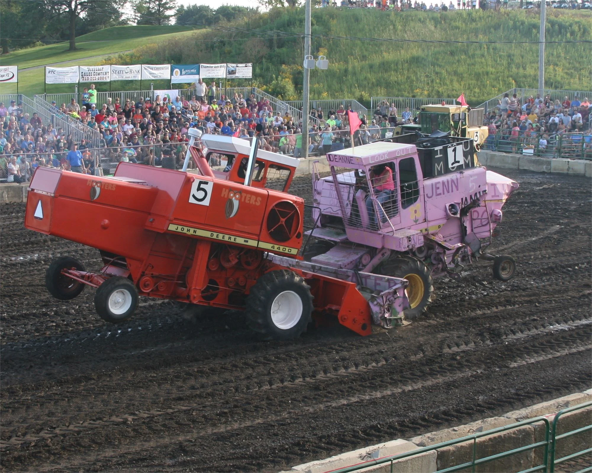 Combine Demolition Derby...Iowa's largest! 