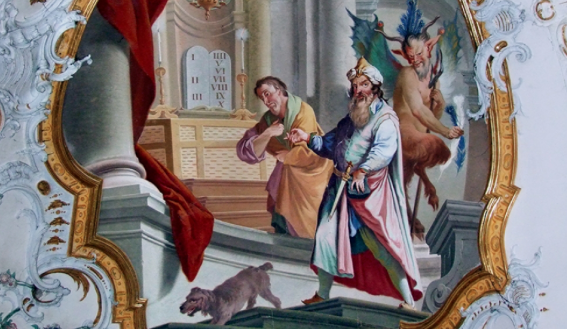 In the Parable of the Pharisee and Tax Collector, it's endlessly penitent one whose breast is protected from the mark of the Evil One.