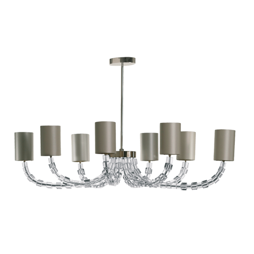 Porta Romana Oval Lartigue Chandelier