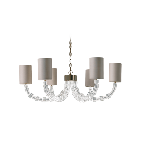 Porta Romana Round Lartigue Chandelier