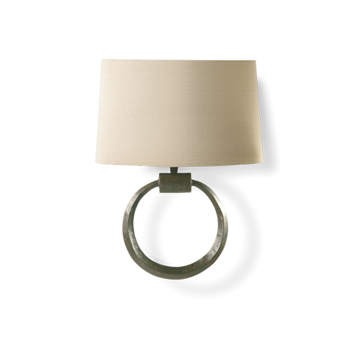 PortaRomana Metal Ring Wall Light