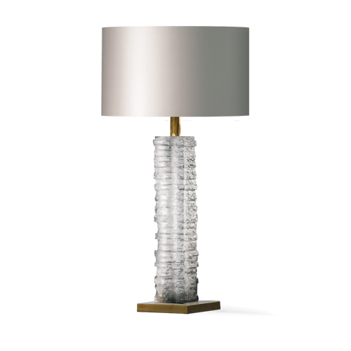 Porta Romana Crystal Strata Column Lamp