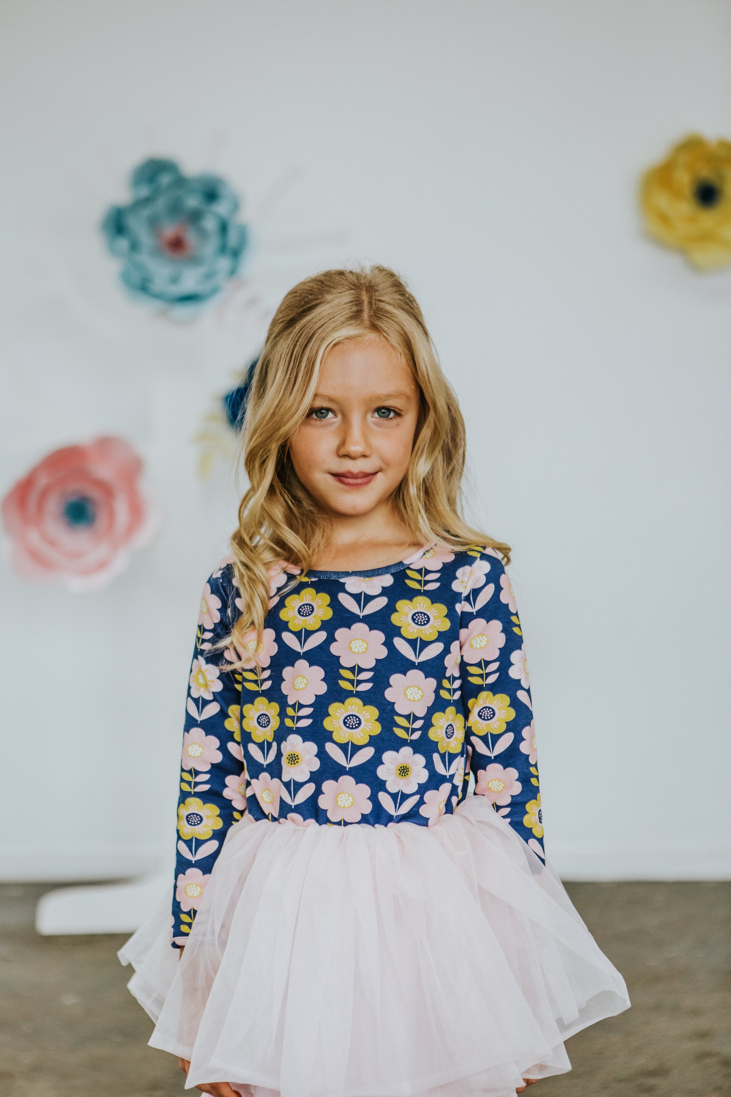 Claudia Floral Dress Navy Scandi Baby Girl.jpg