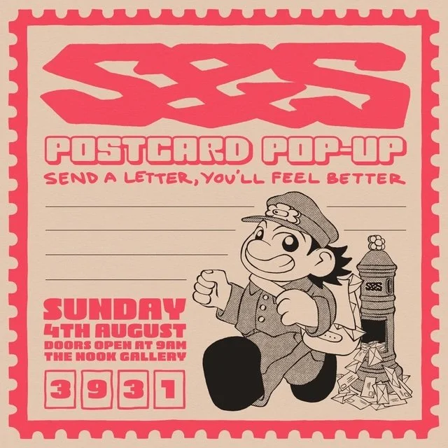 SPEAK &amp; SHARE POSTCARD POP UP