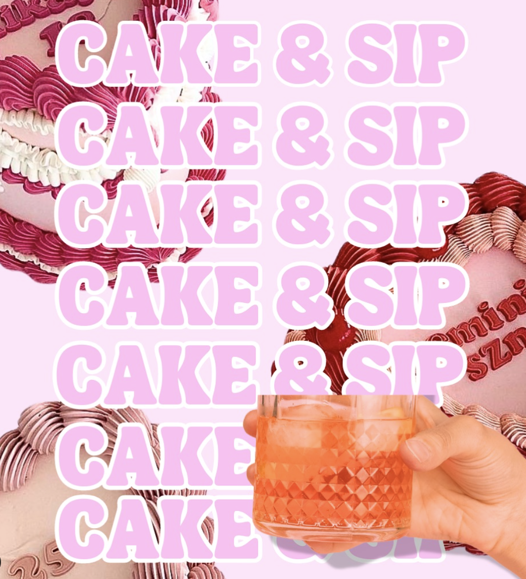 TIPSY ARTIST - Cake &amp; Sip Workshop