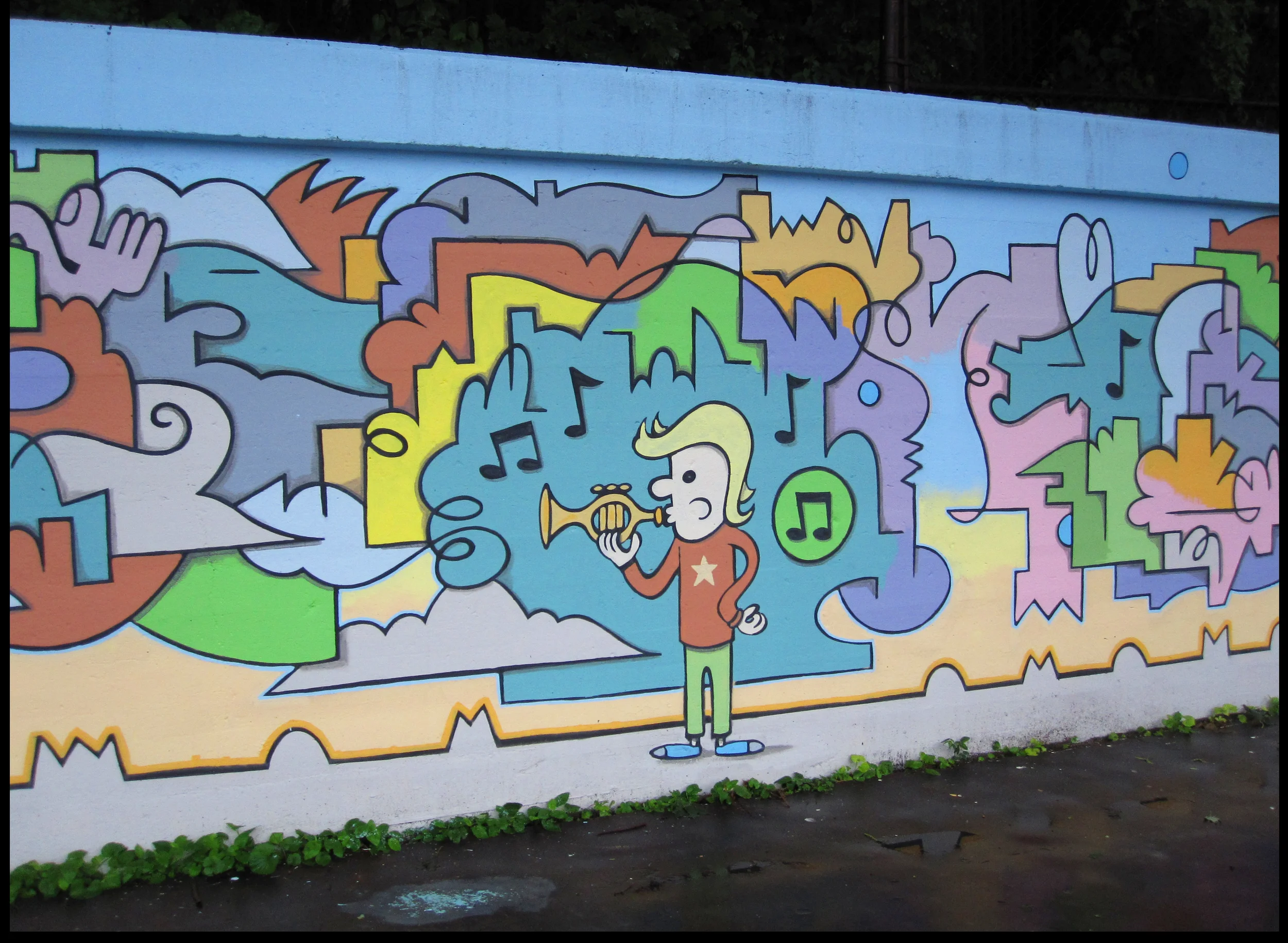 DICKERMAN PLAYGROUND Somerville, MURAL 2010