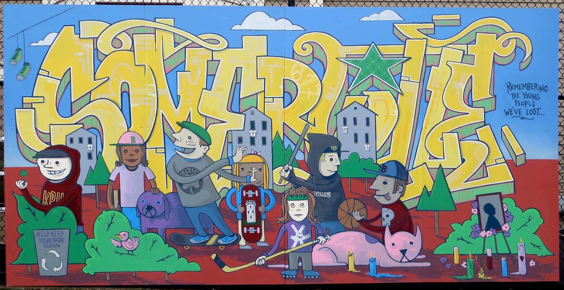 MORSE KELLEY PARK Somerville, mural 2013