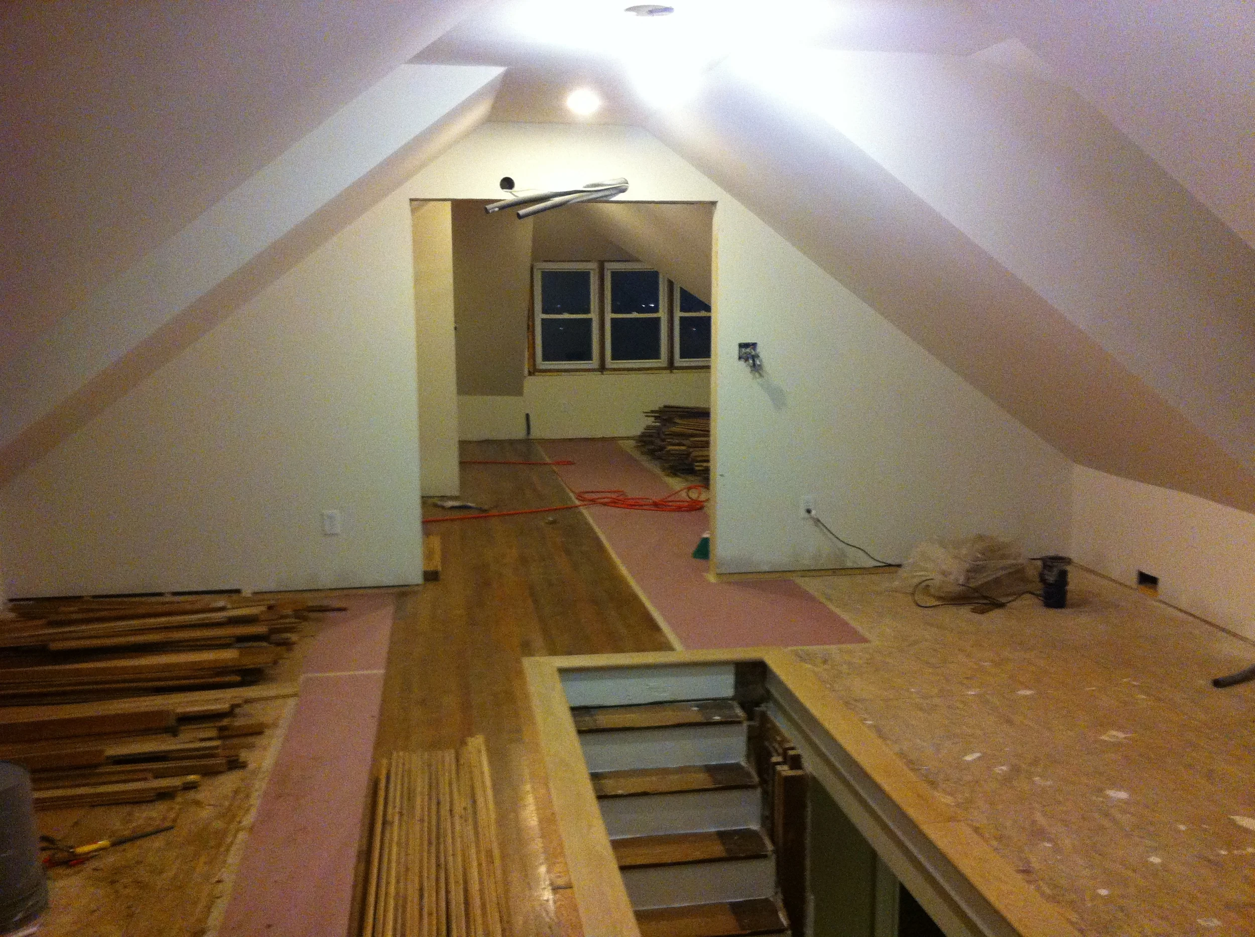  I bought 2000 square feet of "reclaimed" white oak flooring from Second Chance. The flooring had the address of the house that the wood came form written on the boards. There was more loss then I had planned for to the 2000 square feet did not cover