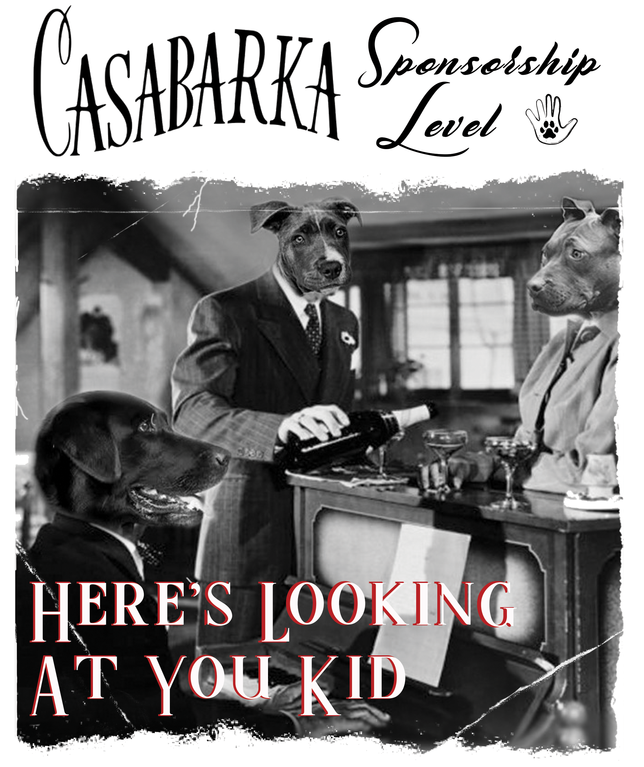 Sponsorship Level-Here's Looking At You Kid (Bogey) — Teacher's Pet
