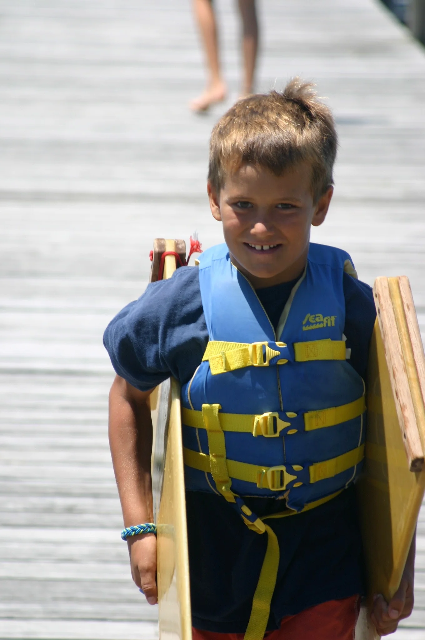 Luke heading out to sailing