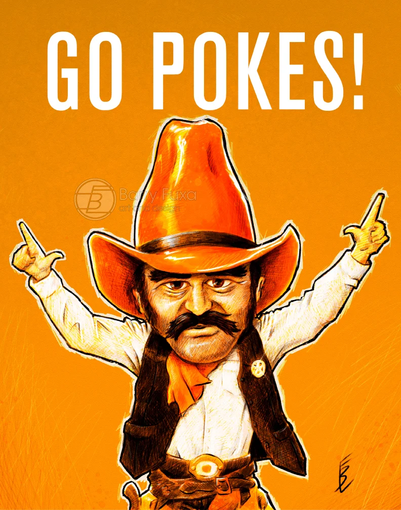 "Go Pokes" Fingerguns