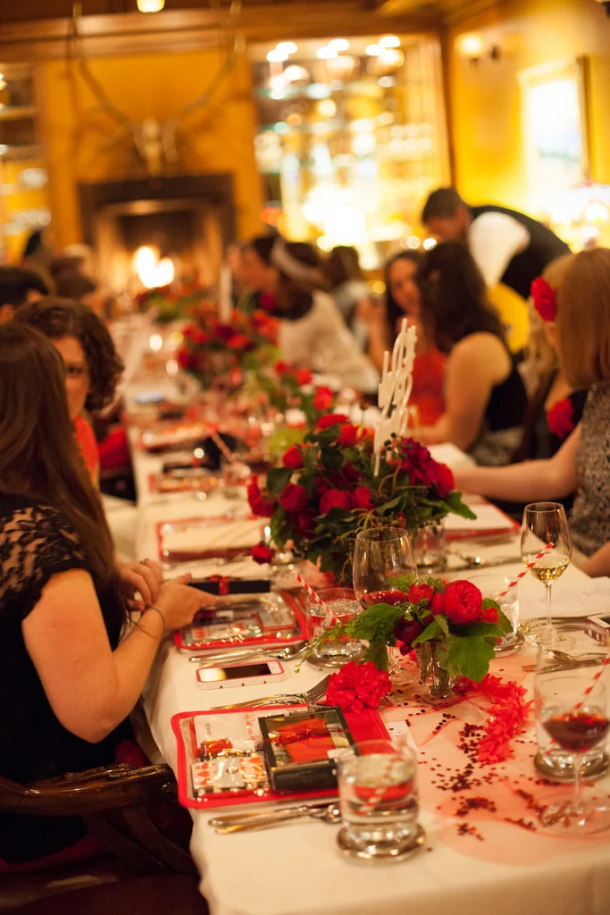 Photo of the lovely Red Stamp dinner by Brooke Dennis.