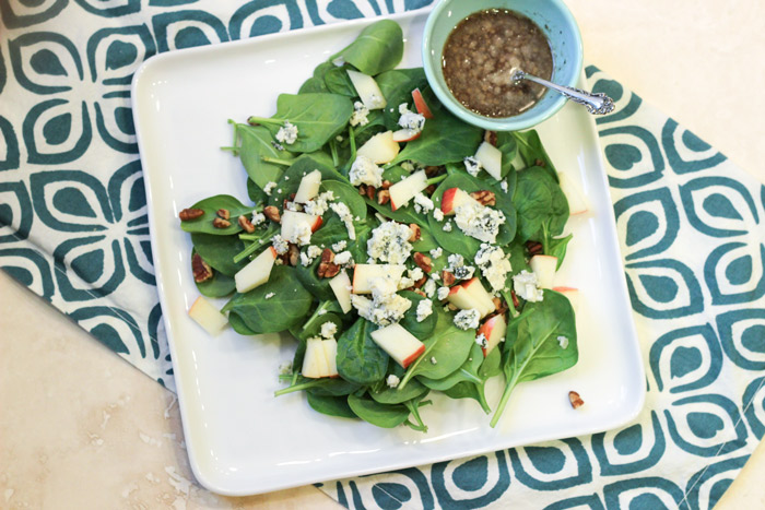 Oh, and PS. We had this lovely little salad. Yum.