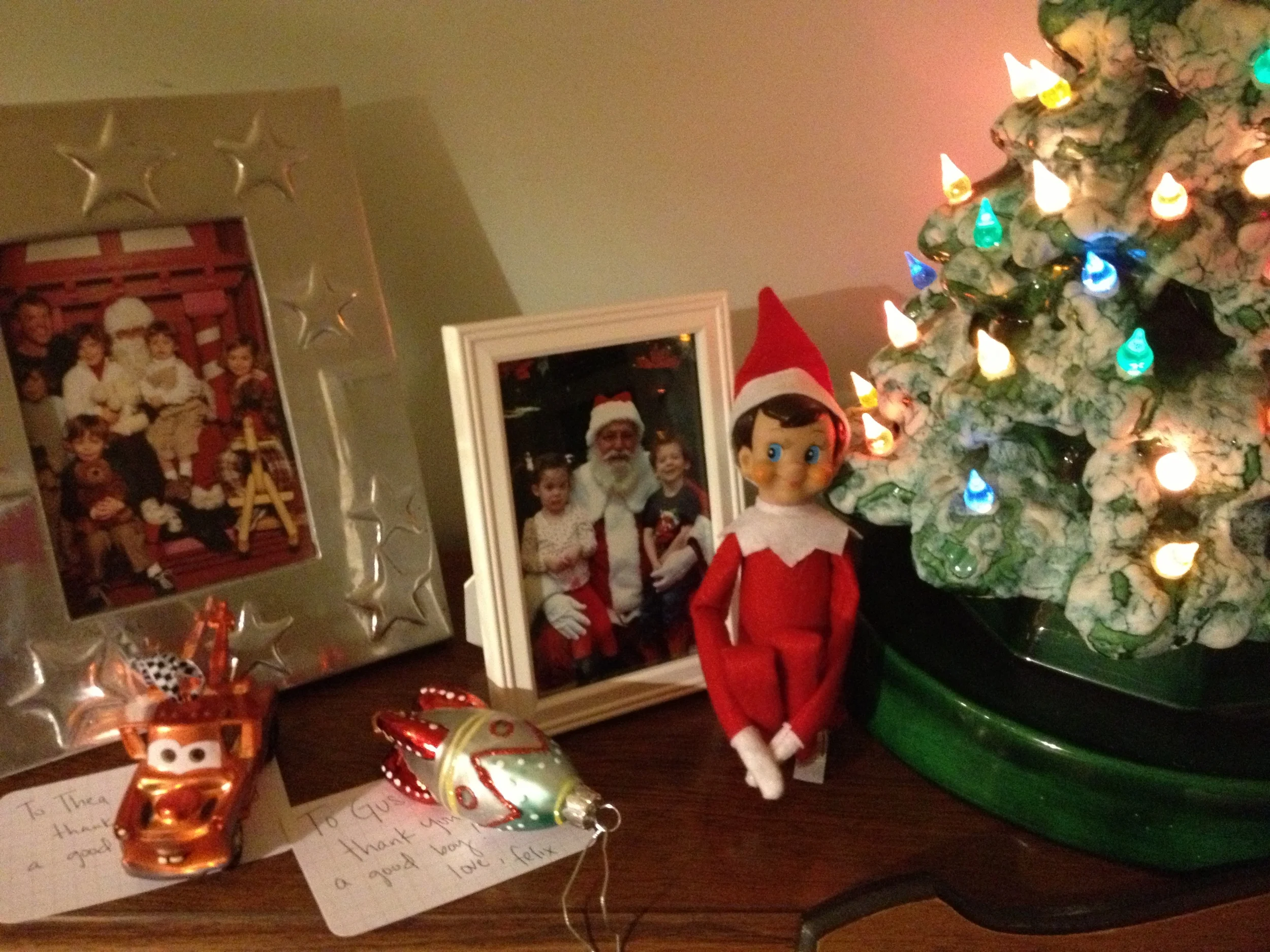 family holidays: elf on a shelf