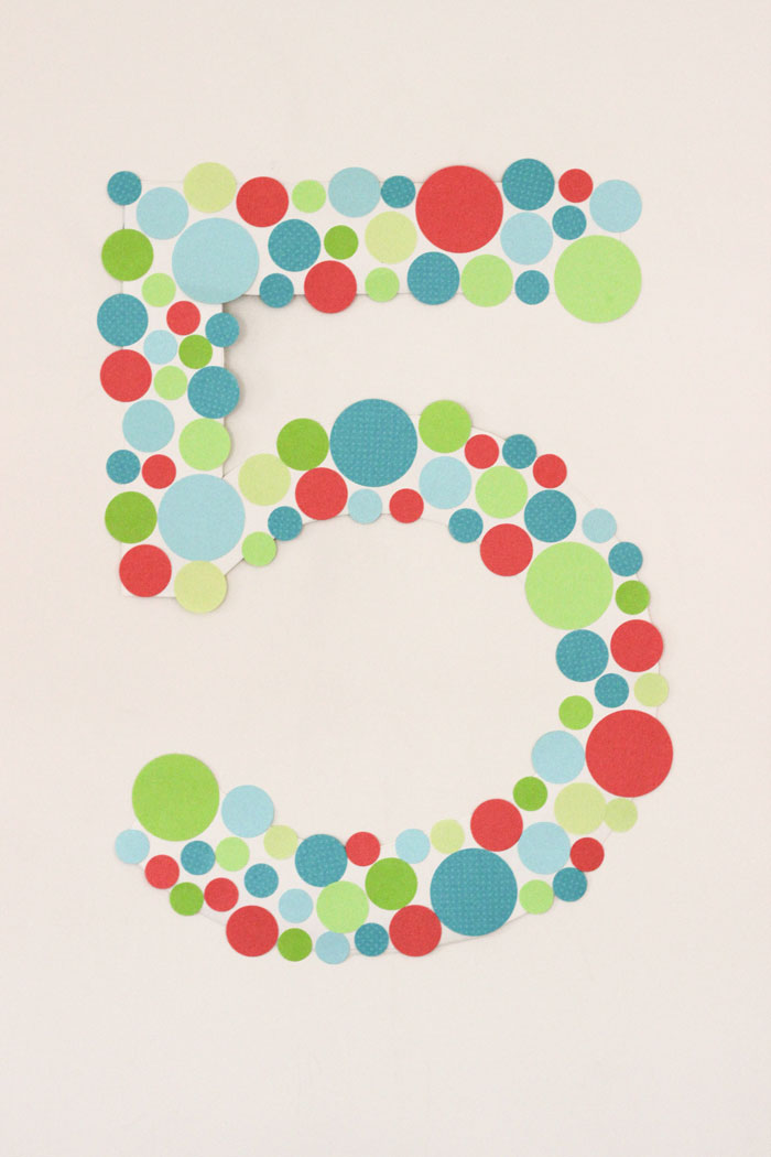 Bubble five idea via Shop Sweet Lulu . 