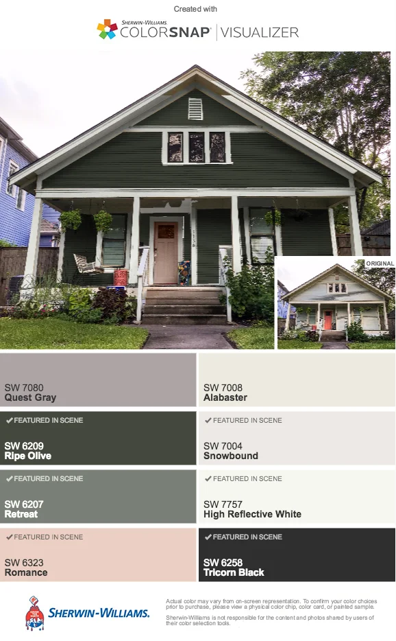Sherwin Williams Exterior Paint Visualizer