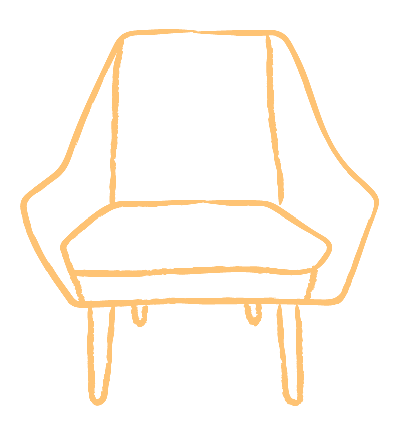 Upholstered Chair - Yellow.png