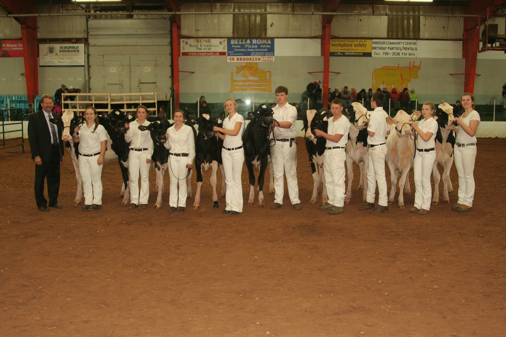 From the left Judge Neil Kittle 1st - Taylor Masters (Colchester) 2nd - Hayley Wilson (Inverness) 3rd - Sarah Wilson (Inverness) 4th - Lane Yuill (Colchester) 5th - Cole Yuill (Colchester) 6th - Albert Ellis (Halifax/East Hants) 7th - Riley Masters (Colchester) 8th - Lesley Anderson (Halifax/East Hants) 9th - Charlea Lowe (Colchester)