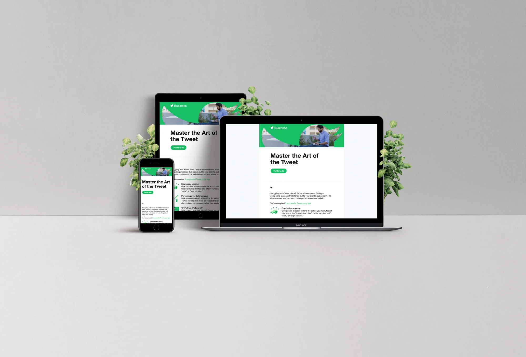 Marketing email redesign