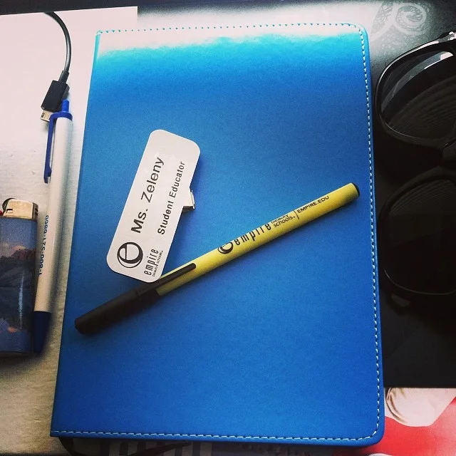 My official name tag Ms, Zeleny Student Educator