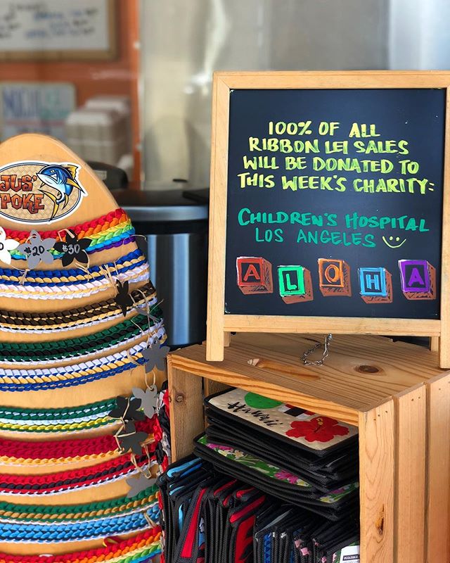 Grad lei season has begun which means 100% of ALL HANDMADE RIBBON LEI SALES will be donated to charity. This week (5/1-5/8), we are raising money for @childrensla. 🧸 Children&rsquo;s Hospital LA is a nonprofit which has been providing health care to