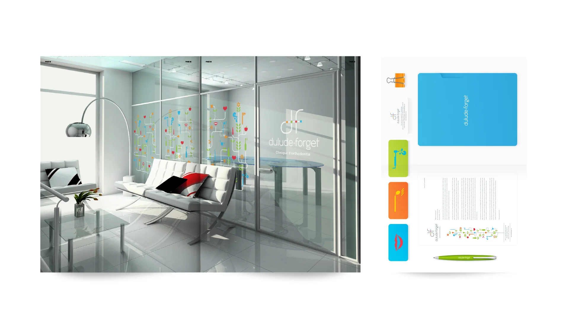 Plateforme d’identité visuelle | Clinique d'orthodontie Dulude-Forget