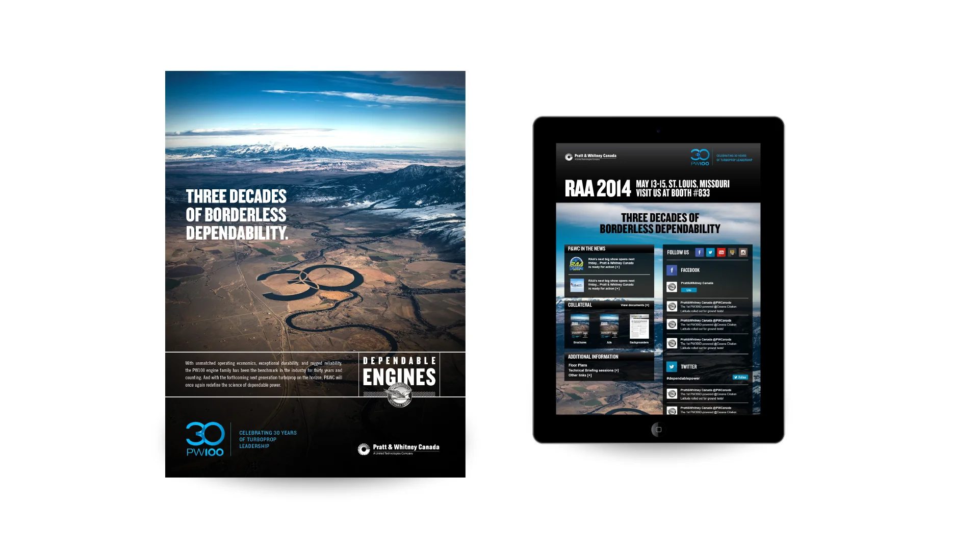 Publicité | Microsite | 30e Anniversaire PW100
