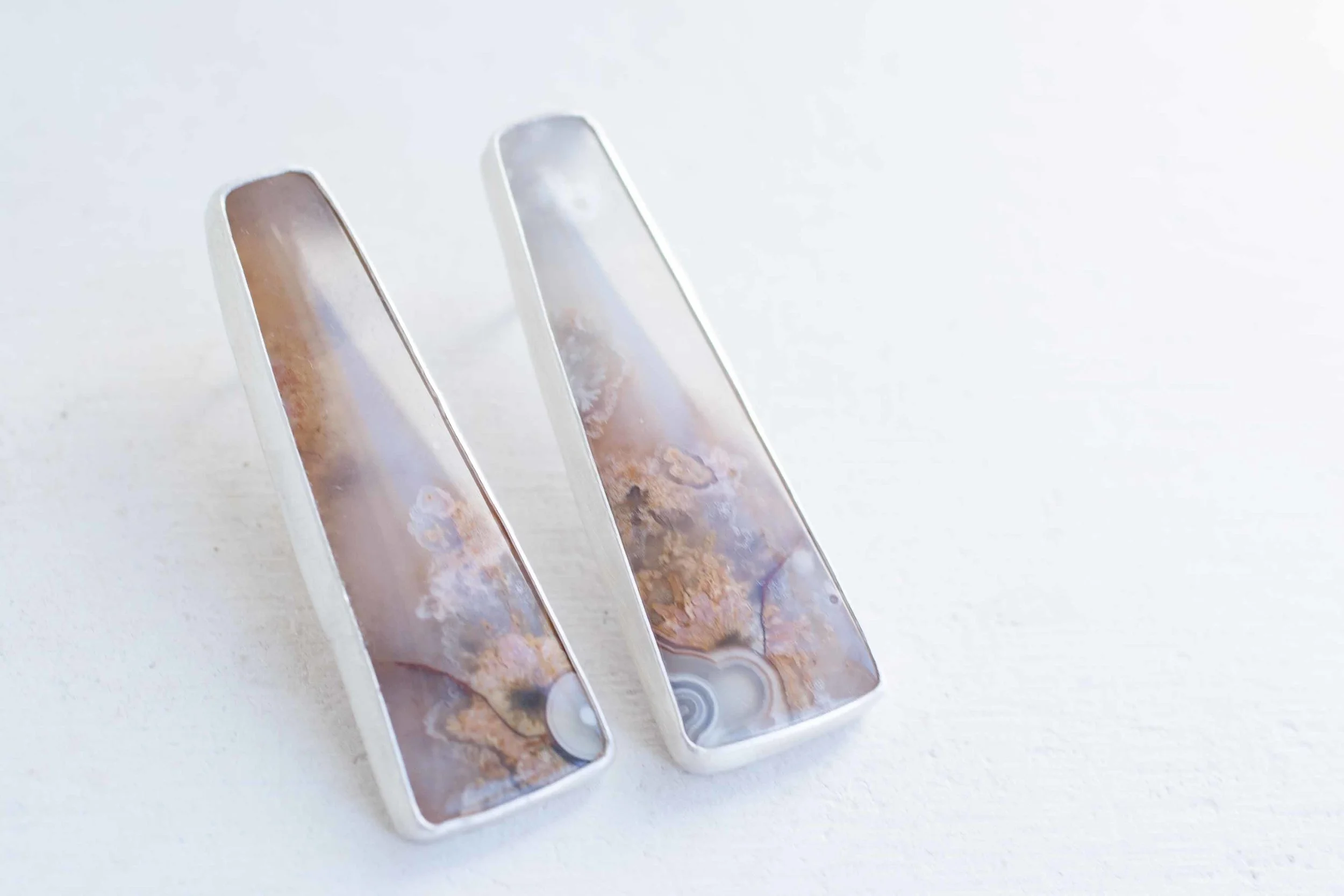 Rectangle Triangular Agate Earrings-4.jpg