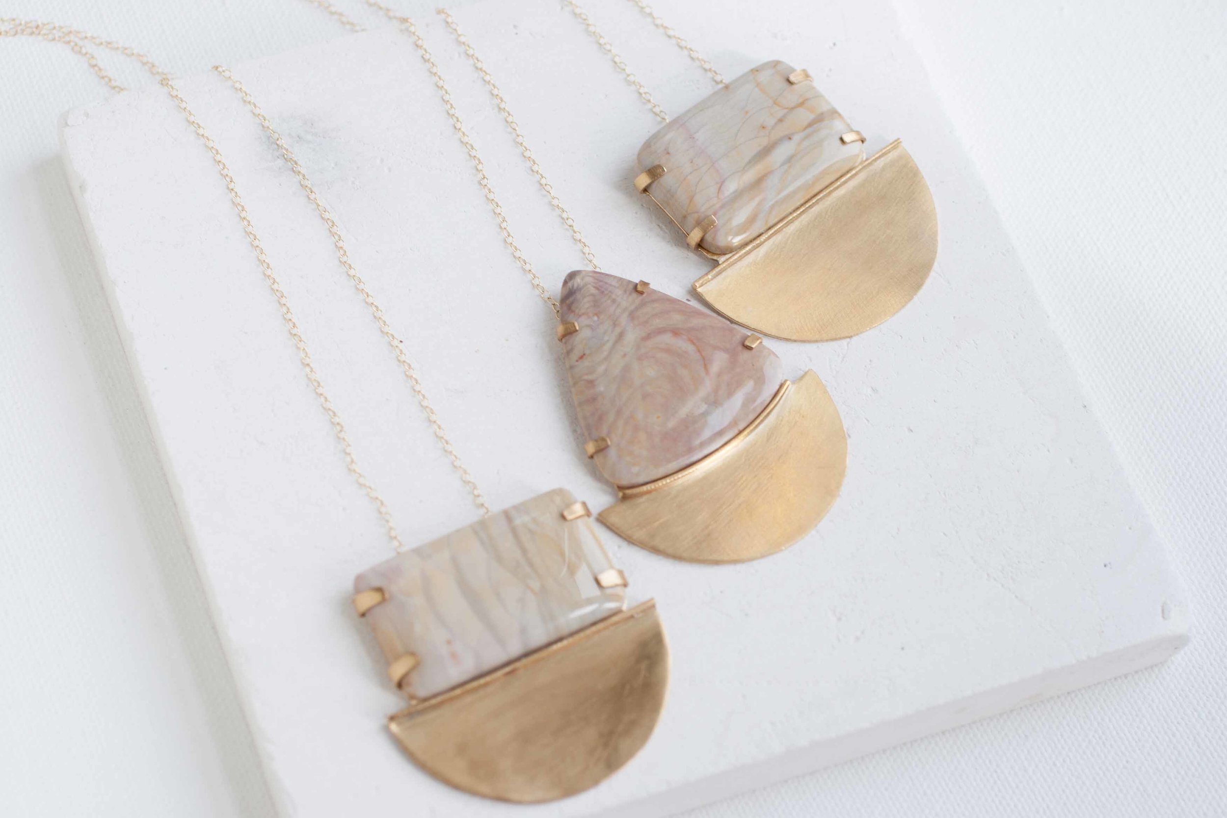 Picture Jasper + Brass Semi-circle Necklaces-3.jpg