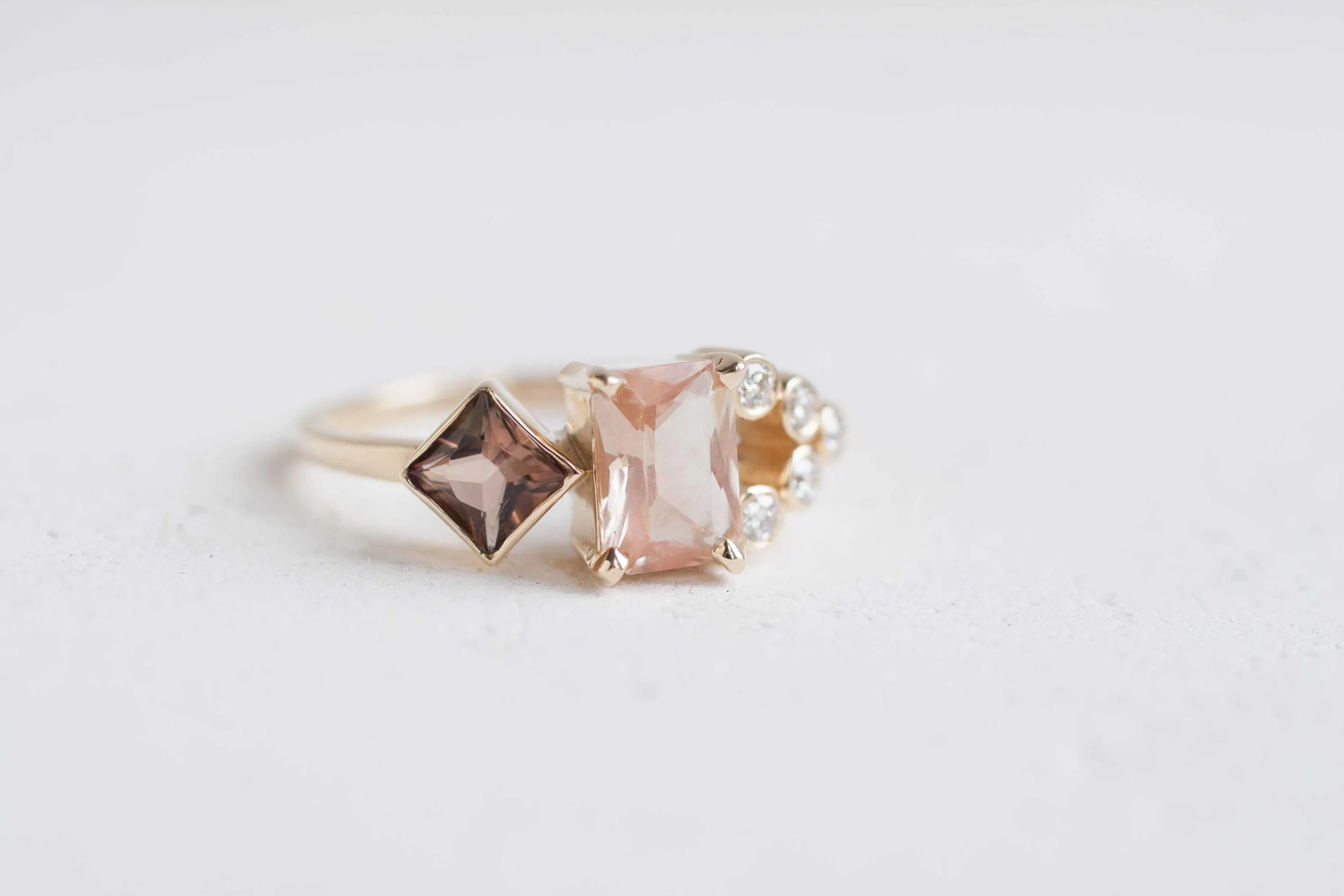 Sunstone + V Diamond Cluster One of a Kind Ring-8.jpg