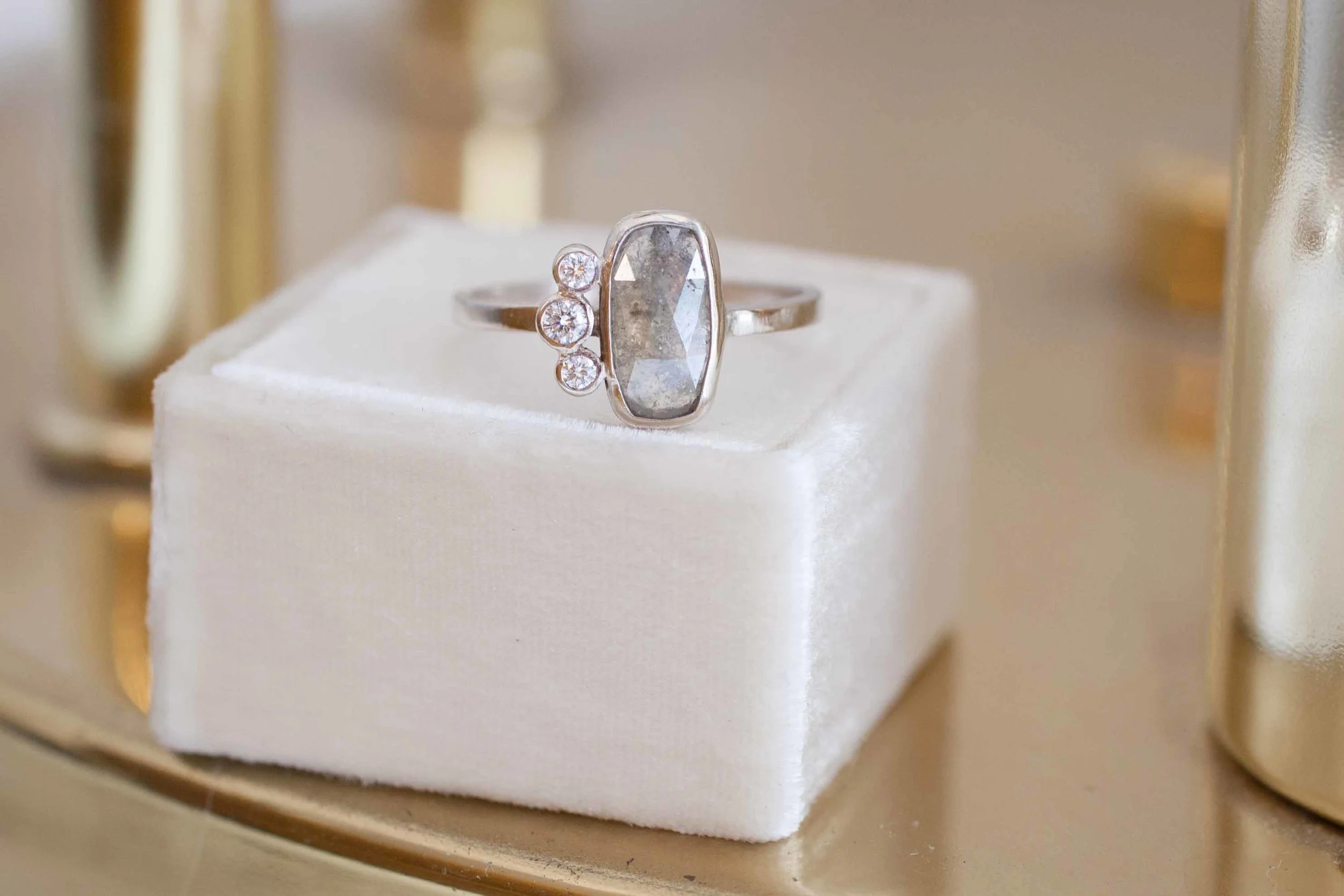 Grey Rectangular Rose Cut Diamond Cluster White Gold Ring_-5.jpg