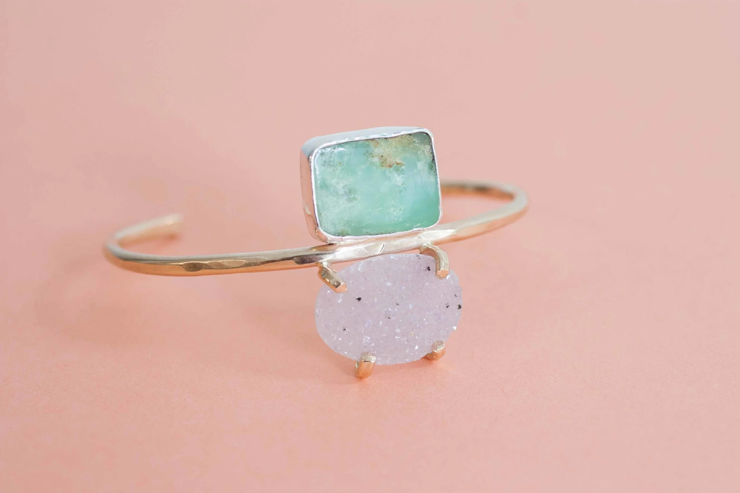 Chrysoprase + Druzy Stack Bracelet-8.jpg