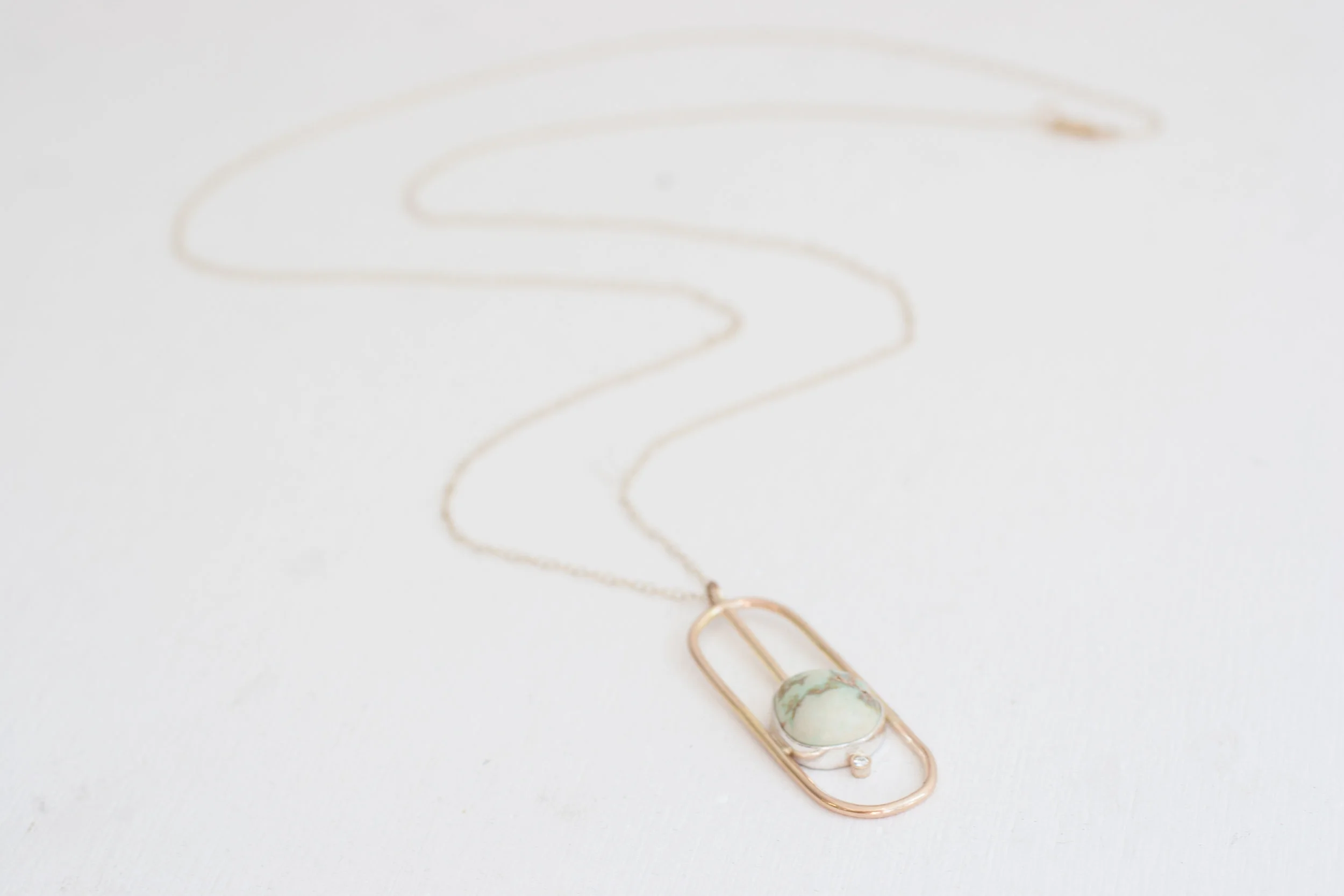 Damele Turquoise + Moissanite Accent Geometric Necklace-4.jpg