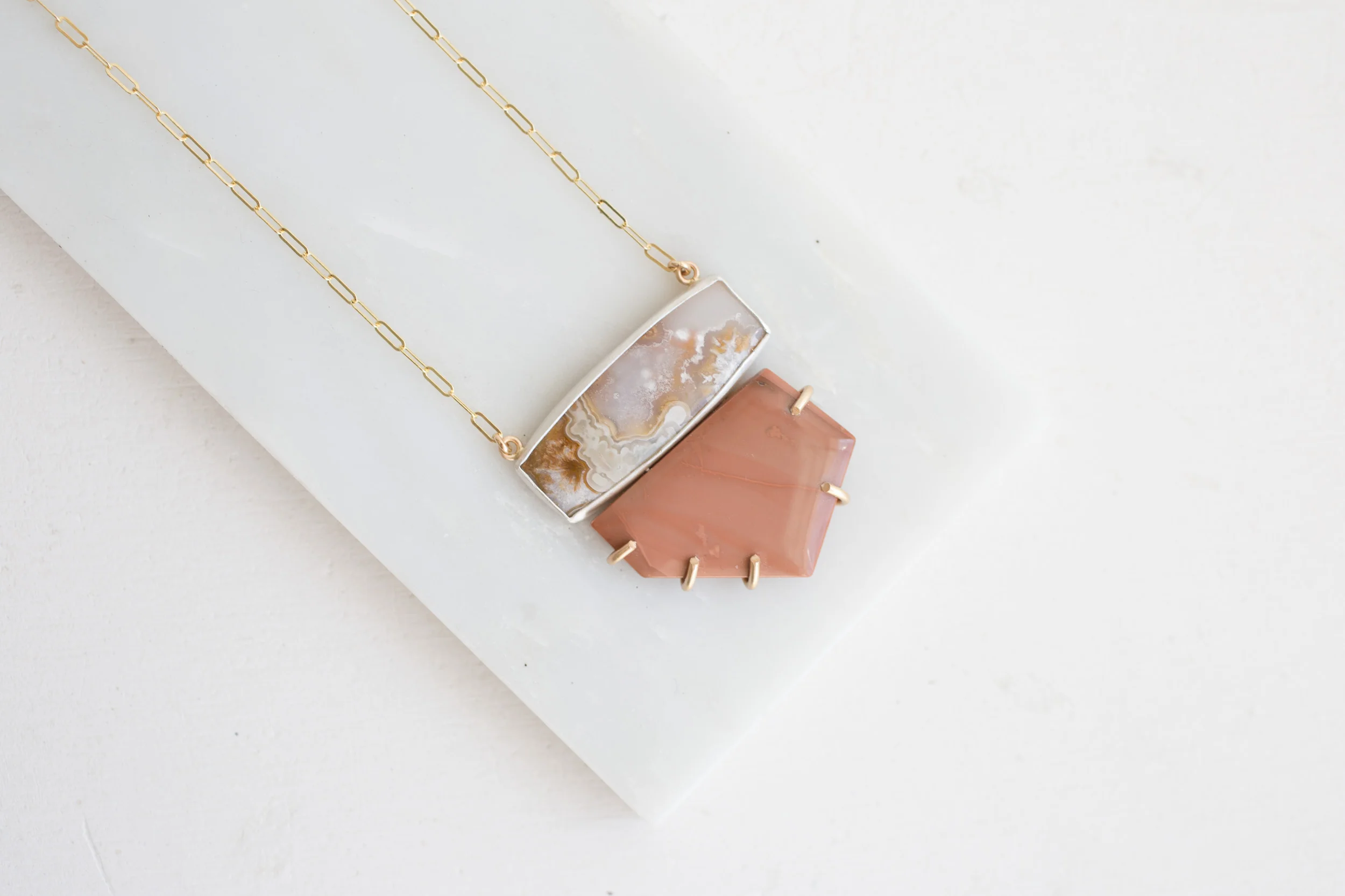 Rust Jasper + Agate Necklace-2.jpg