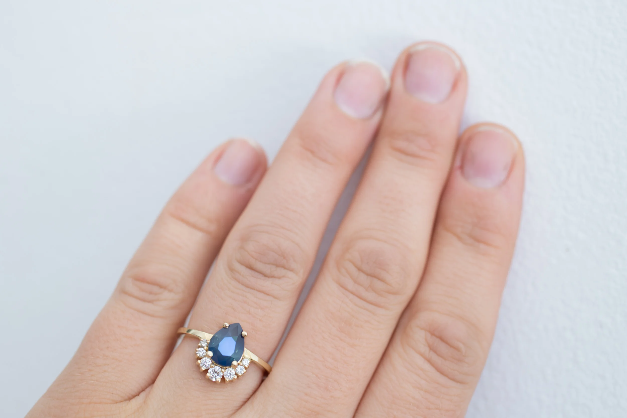 Bi Color Blue Sapphire Pear Cluster Ring-14.jpg