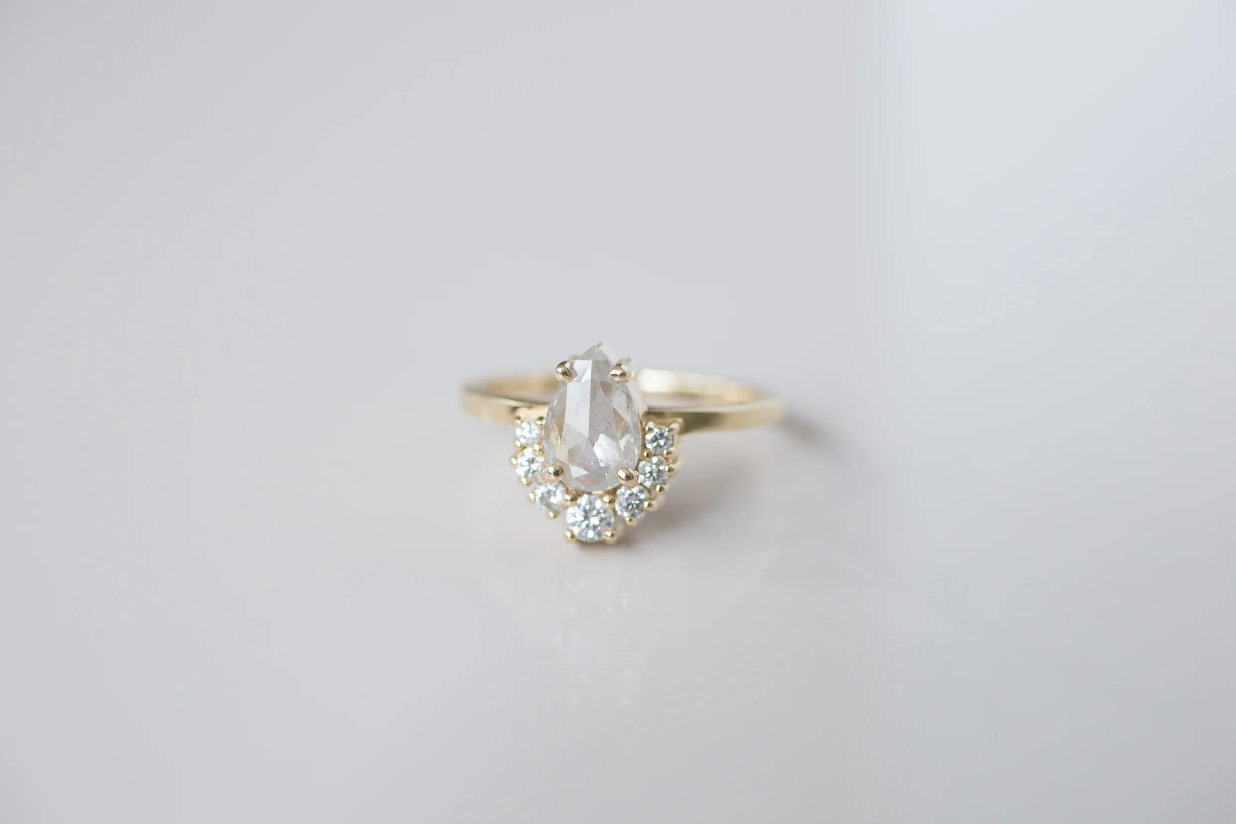 Silver Clear Rustic Pear 1.04 ctw Diamond Cluster-6.jpg