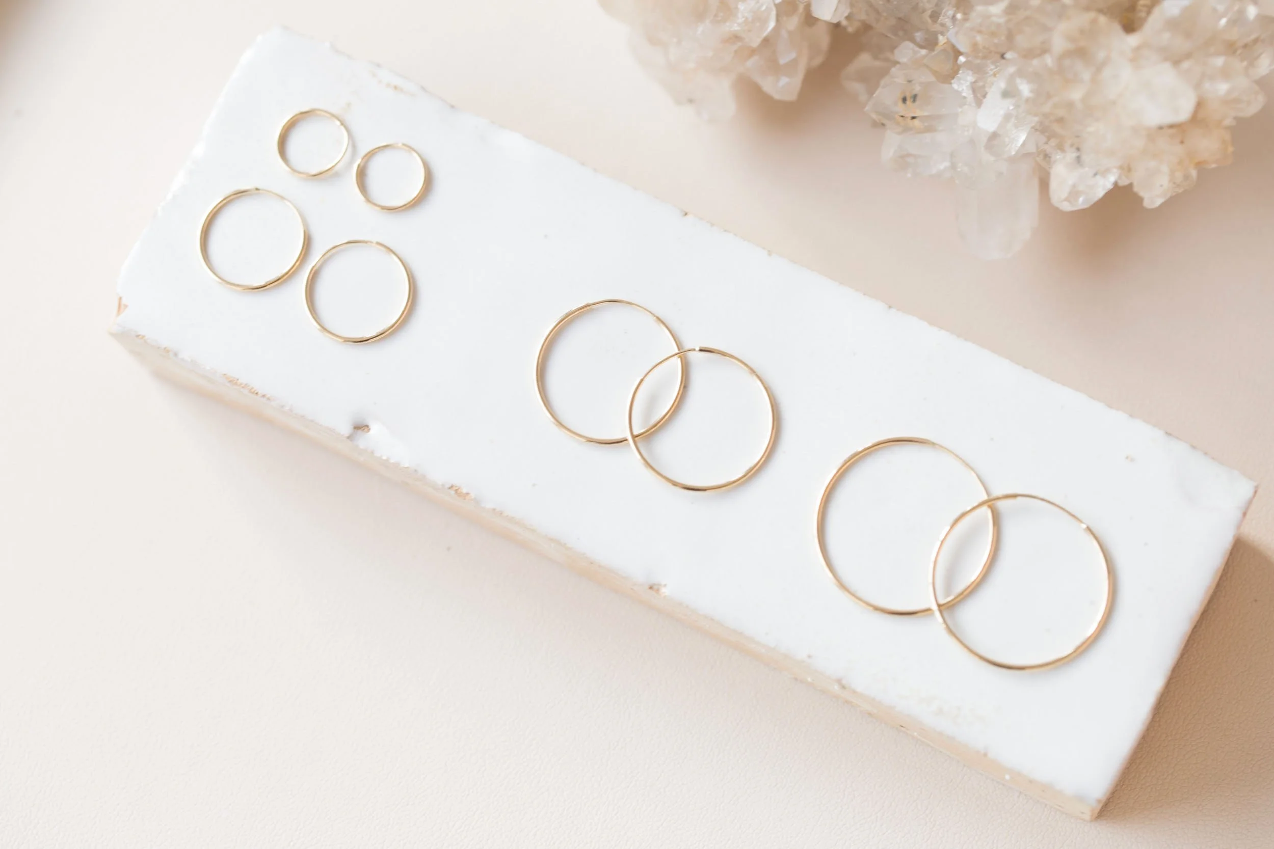 Lauren Gold Endless Hoop
