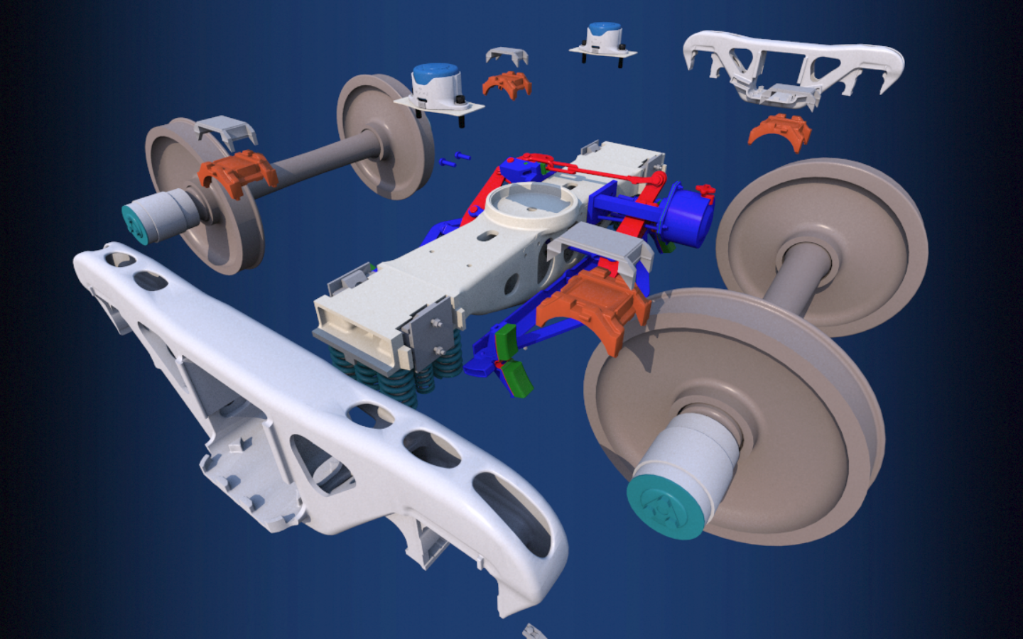 train truck exploded