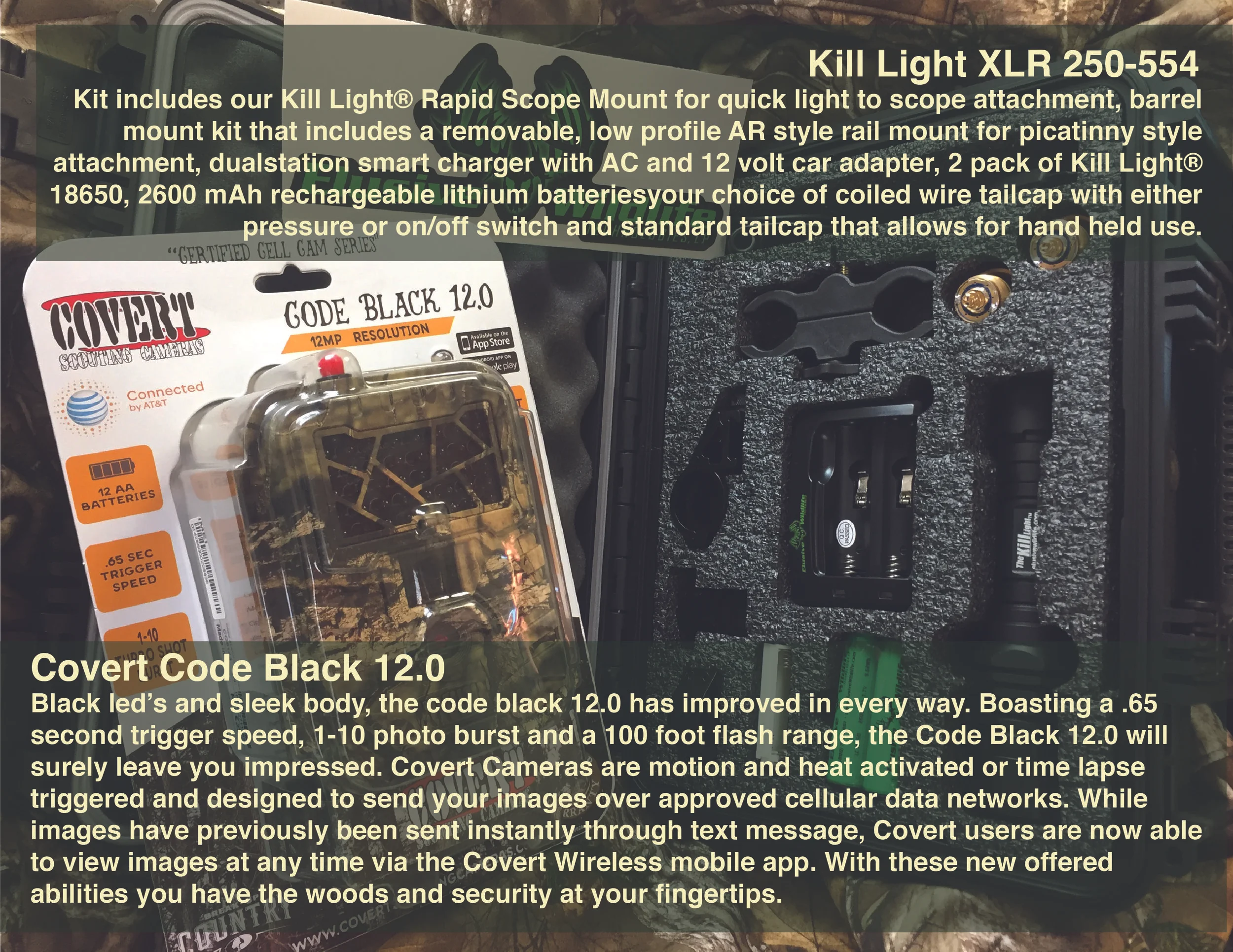 We now have Elusive Wildlife products available at both the Glen Rose and Stephenville locations!