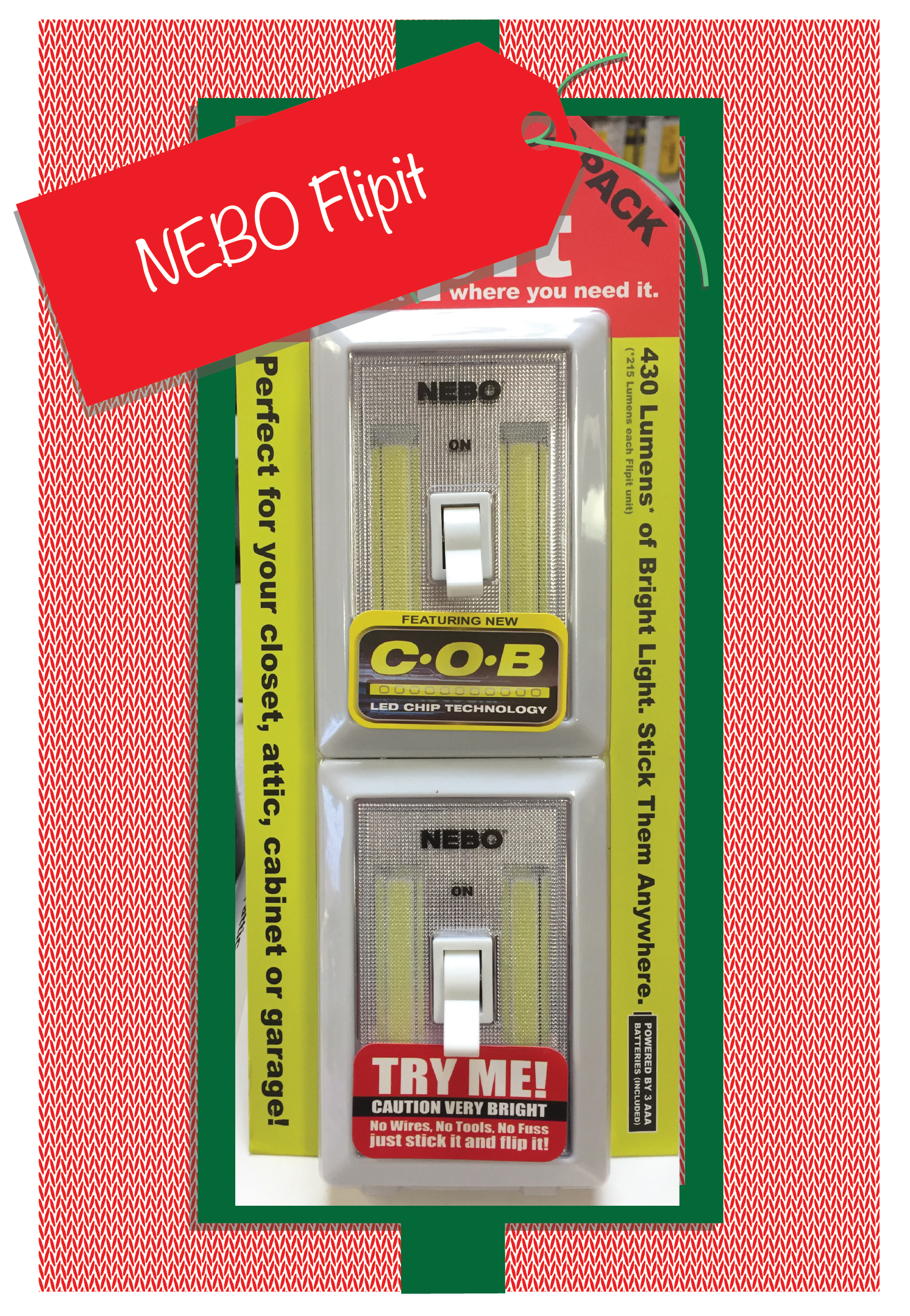 NEBO Flipit- two pack. 