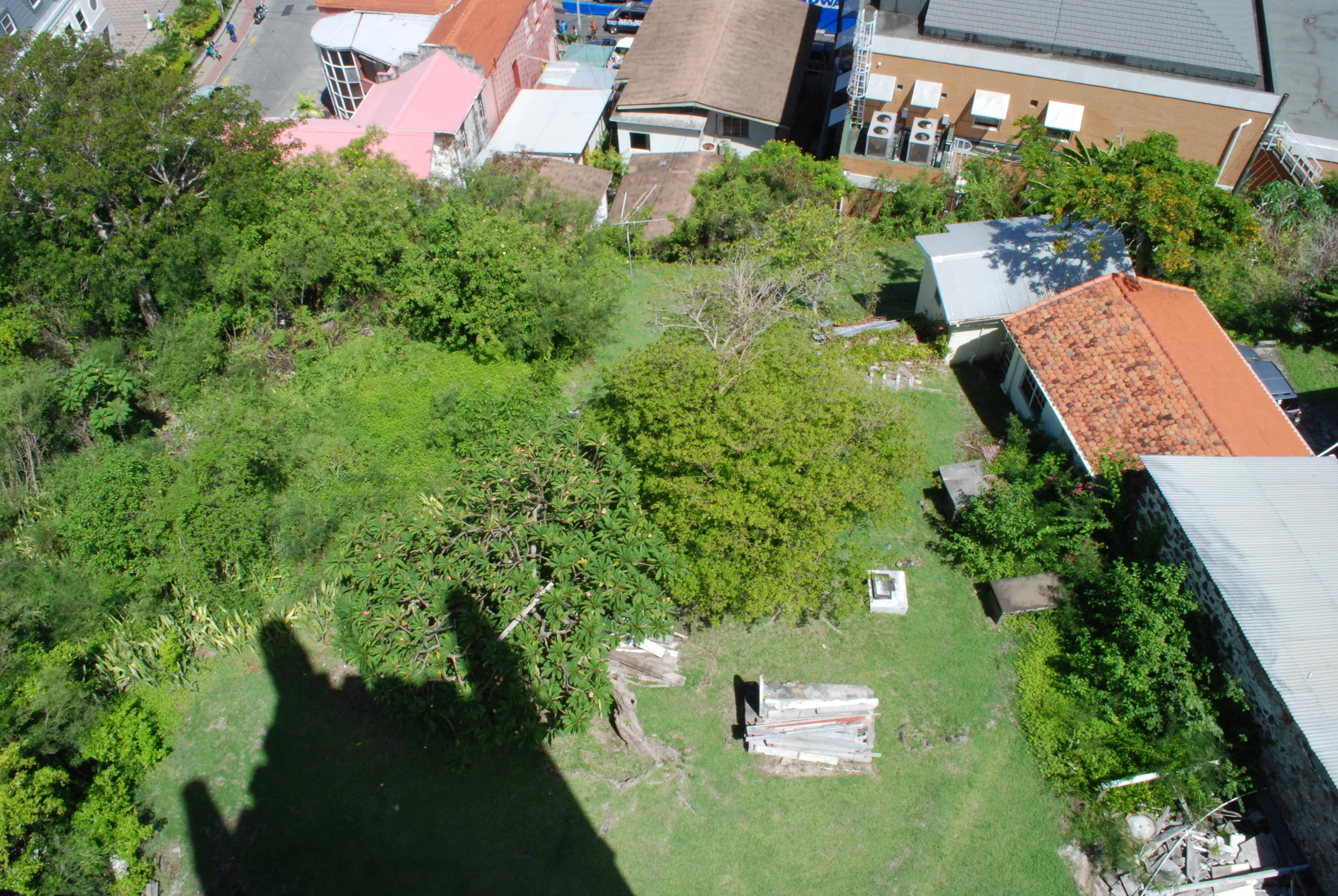 Shadow of Steeple "top"...[vertigo inducing!]
