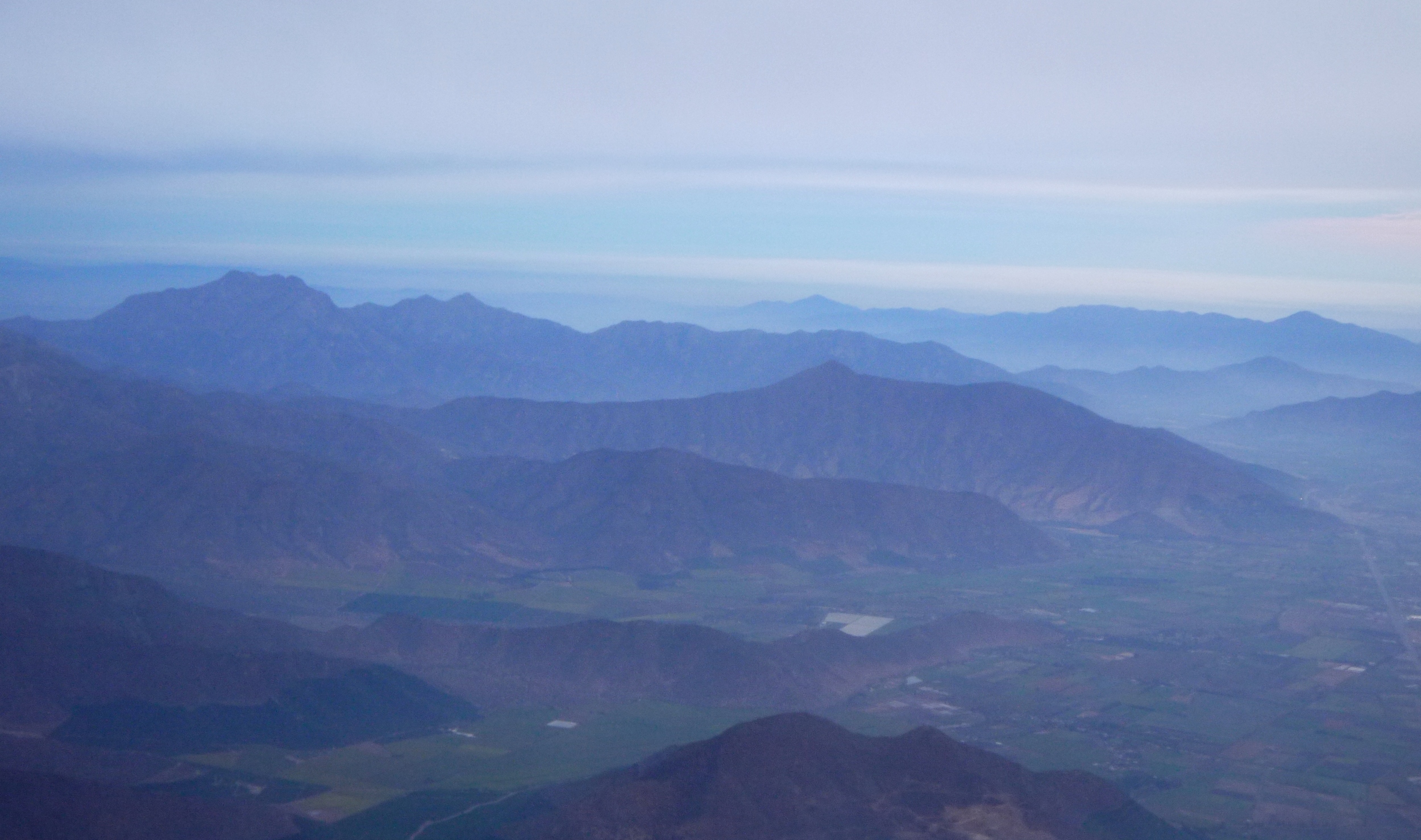 The Andres, from the aircraft.
