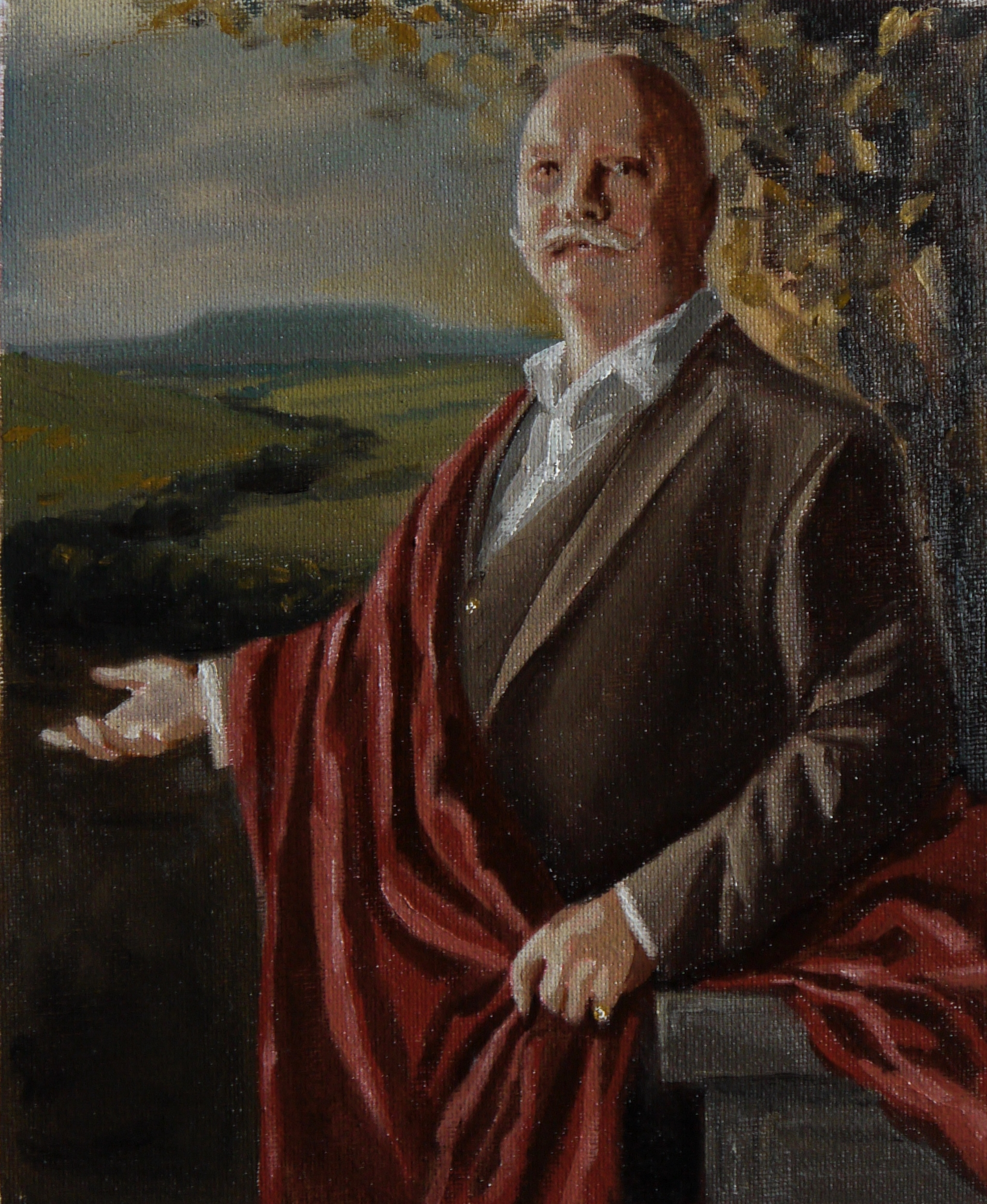 Small Colour Study in Oils.