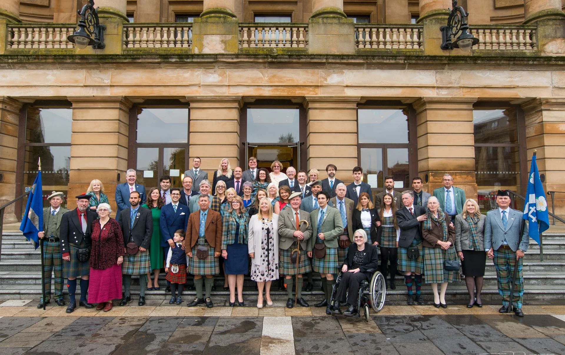 Clan Paisley and guests at Paisley Town Hall