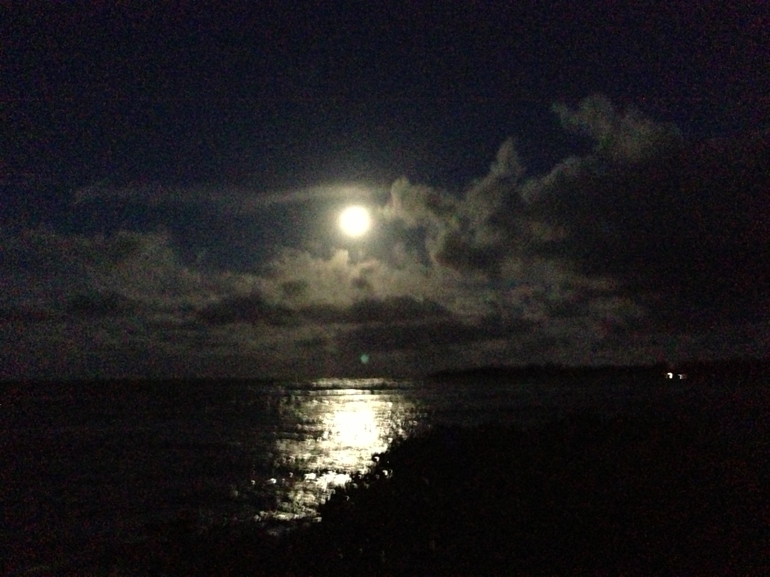 Super Moon over Anahola Bay