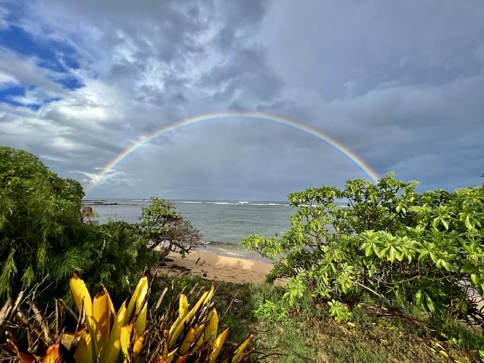 Rainbow over Anahola Bay