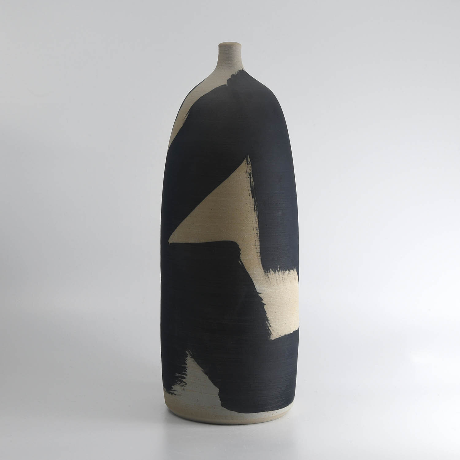 Black Brushwork Vase No. 01 - Large