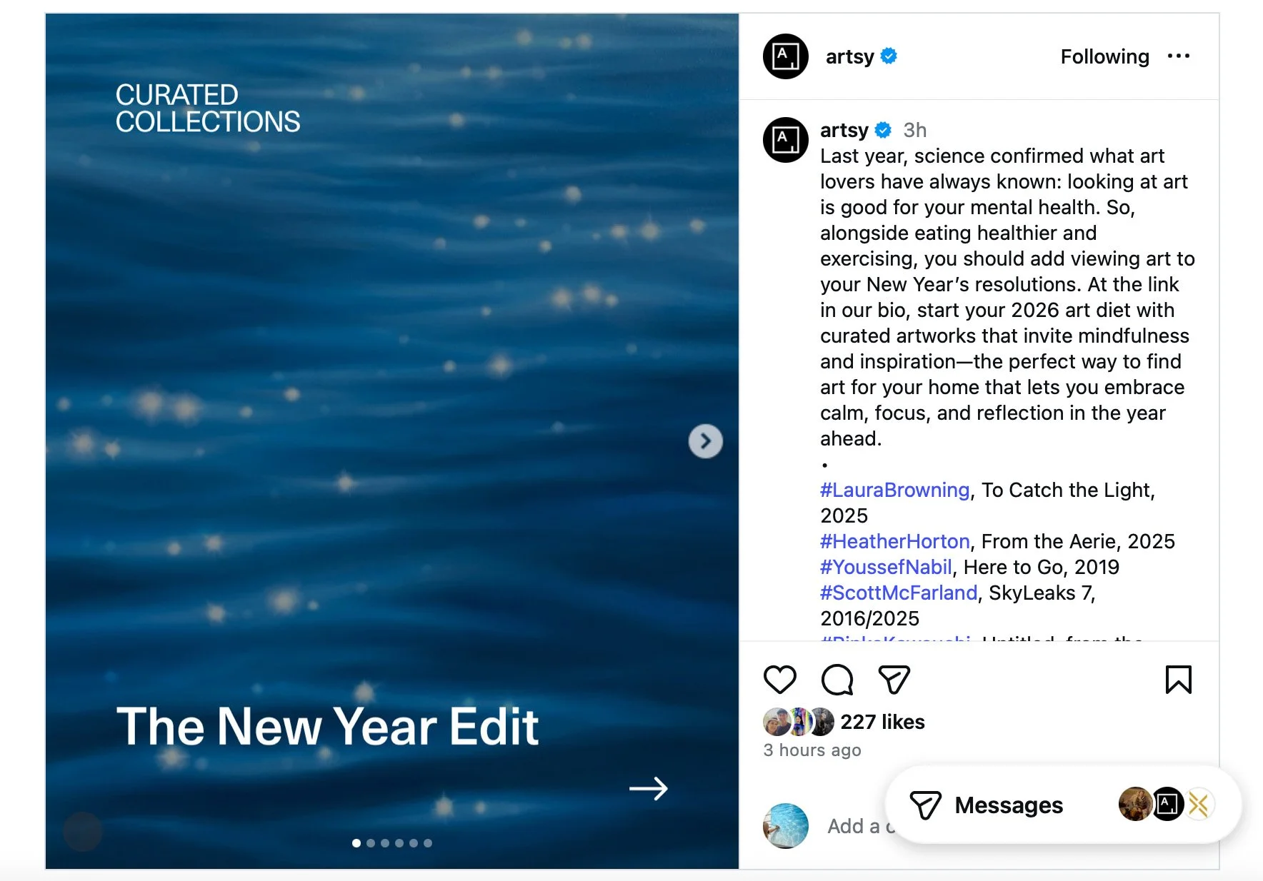 Artsy Curated Feature: The New Year Edit